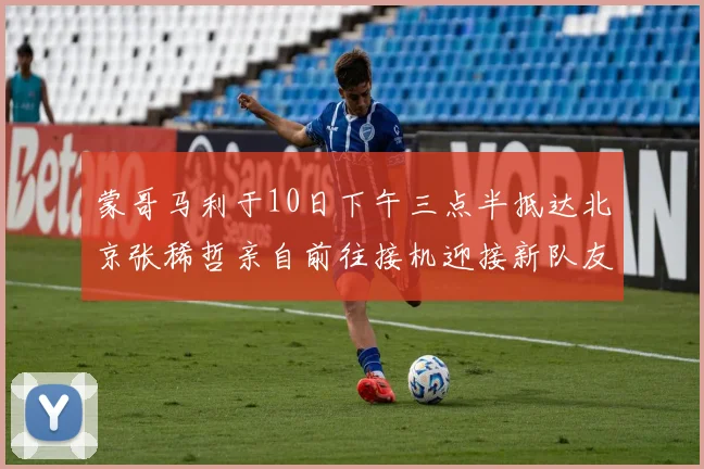 蒙哥马利于10日下午三点半抵达北京张稀哲亲自前往接机迎接新队友